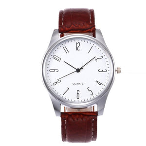 New Luxury Watch Fashion Watch for Man Mens Simple Business Fashion Leather Quartz Wrist Watches