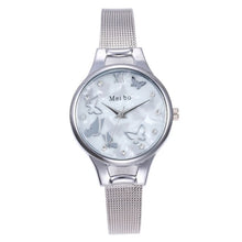Load image into Gallery viewer, Modern Fashion Gold Quartz Watch Butterfly Women Mesh Stainless Steel Watch Band High Quality Casual Wristwatch Gift for Female