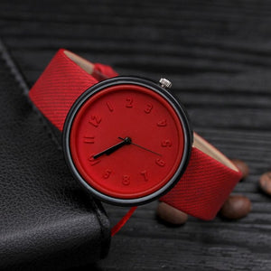 Candy color Unisex Simple Number watches women japanese fashion luxury watch Quartz Canvas Belt Wrist Watch girls gift New