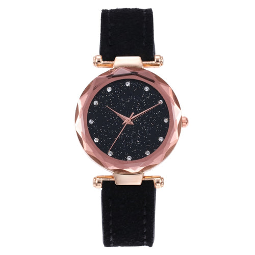 Fashion Women Watches 2019 Best Sell Star Sky Dial Clock