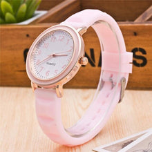 Load image into Gallery viewer, Hot Sale Women Watch New Fashion Women Round Dial Silicone Band Quartz Analog Wrist Watch