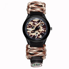 Load image into Gallery viewer, Outdoor Survival Watch Compass Watch