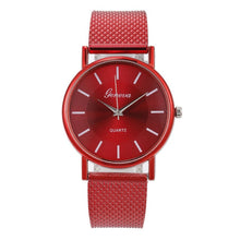 Load image into Gallery viewer, Modern fashion Red quartz Pink Blue watch men women