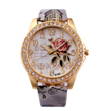 Load image into Gallery viewer, Ladies belt with diamond flower butterfly watch Women&#39;s Watches relogio feminino Cloc