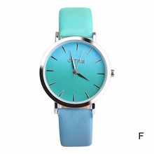 Load image into Gallery viewer, Fashion WristWatch Retro Rainbow Design Women Dress Watch Quartz Leather Watches