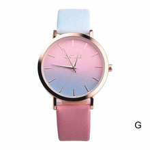 Load image into Gallery viewer, Fashion WristWatch Retro Rainbow Design Women Dress Watch Quartz Leather Watches