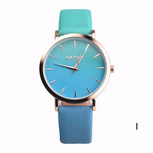 Load image into Gallery viewer, Fashion WristWatch Retro Rainbow Design Women Dress Watch Quartz Leather Watches