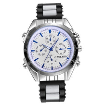 Load image into Gallery viewer, New Brand Fashion Men Watch Men Silicone &amp; Alloy Band Quartz Wristwatch Male Clock